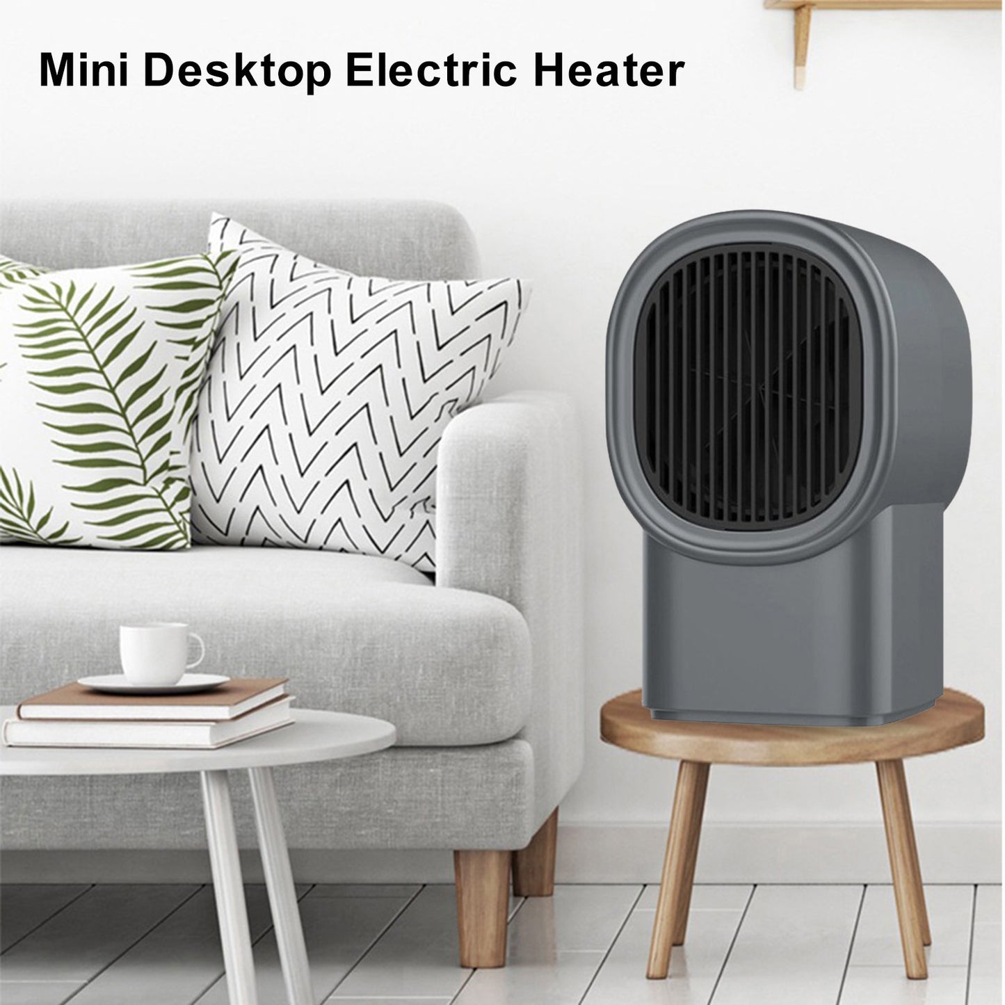 Electric Heater Mini Fireproof ABS Mute  Heaters with Overheat Office Home Bedroom Desktop Use Warmer Machine for Winter