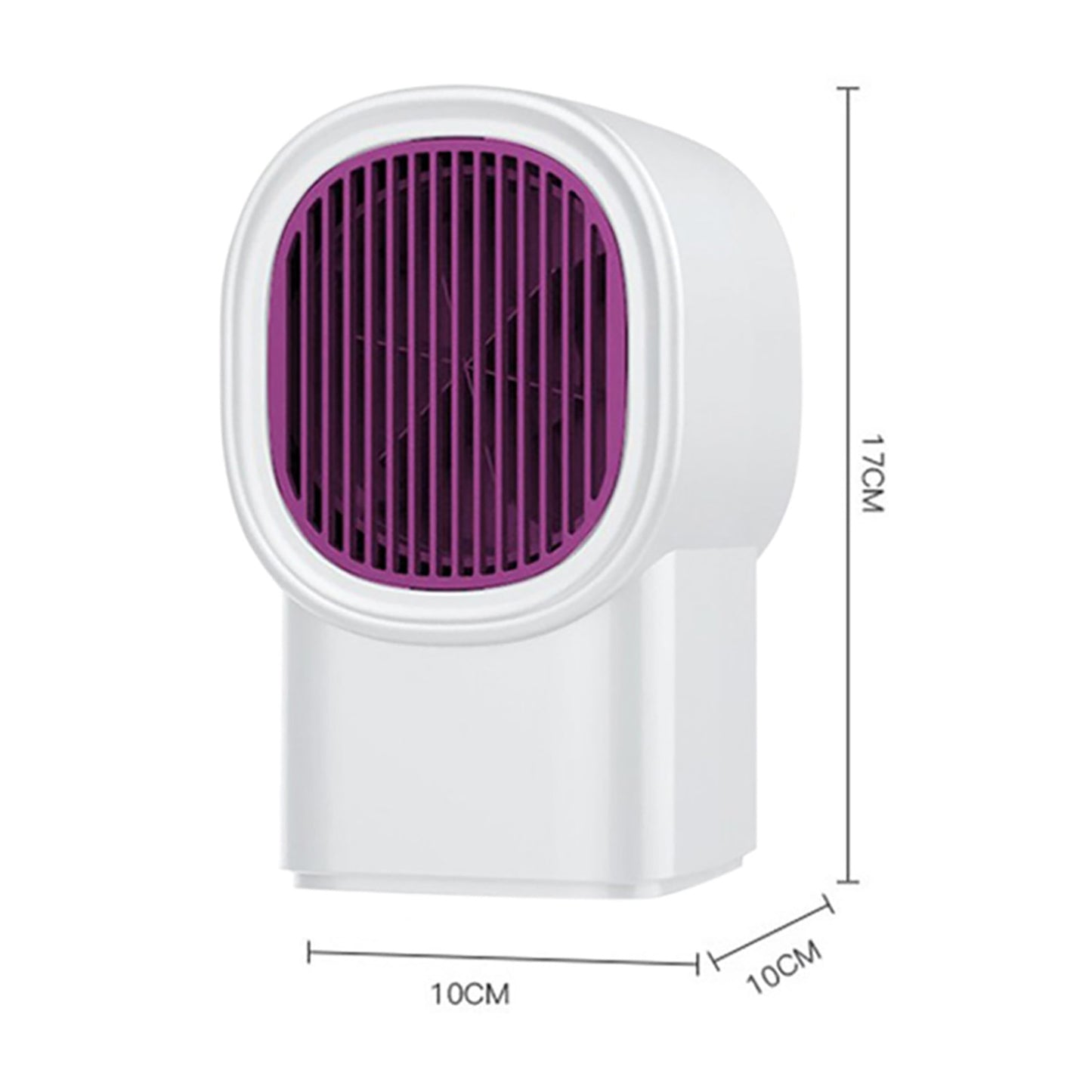 Electric Heater Mini Fireproof ABS Mute  Heaters with Overheat Office Home Bedroom Desktop Use Warmer Machine for Winter