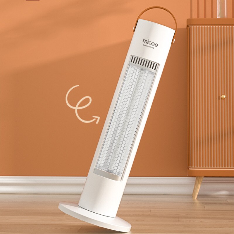 Heater for Home Small Electric Heater Vertical Bird Cage Shape Heating Energy Saving Room Warm Floor Type Fan Heater Hot Warm