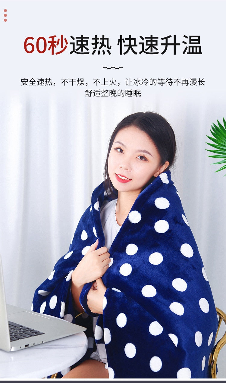 Heating Artifact, Body-warming Blanket, Cold-proof And Warm, Home Office Dormitory Electric Blanket, Warm Belly And Legs Winter- elektrische deken